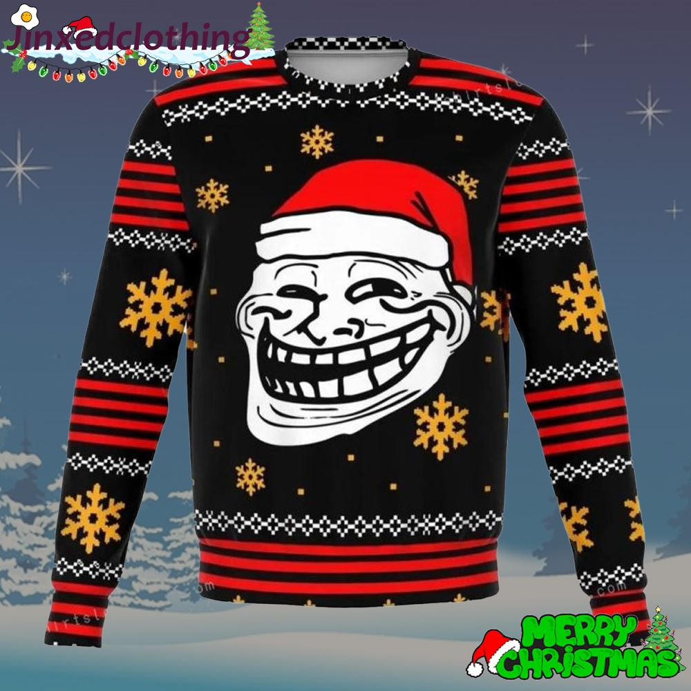 Troll Meme Womens Ugly Sweater 